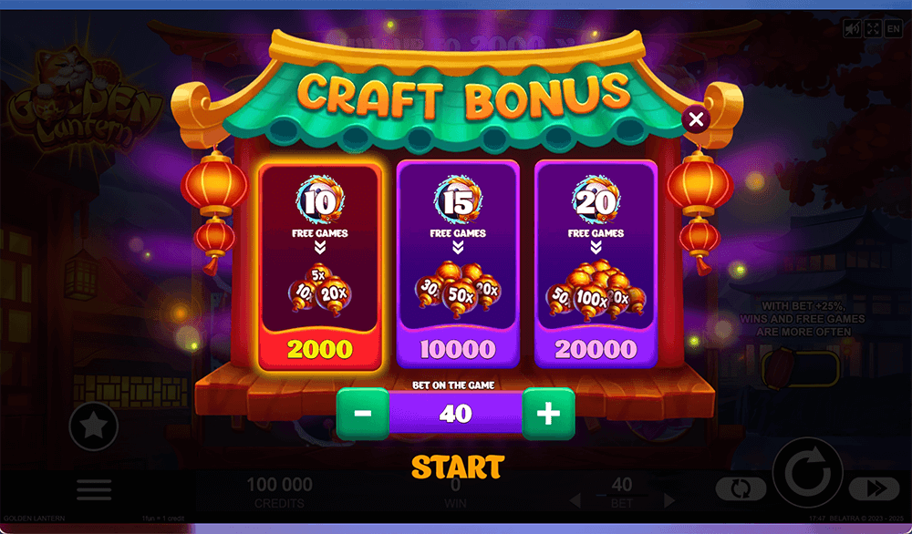 Craft Bonus
